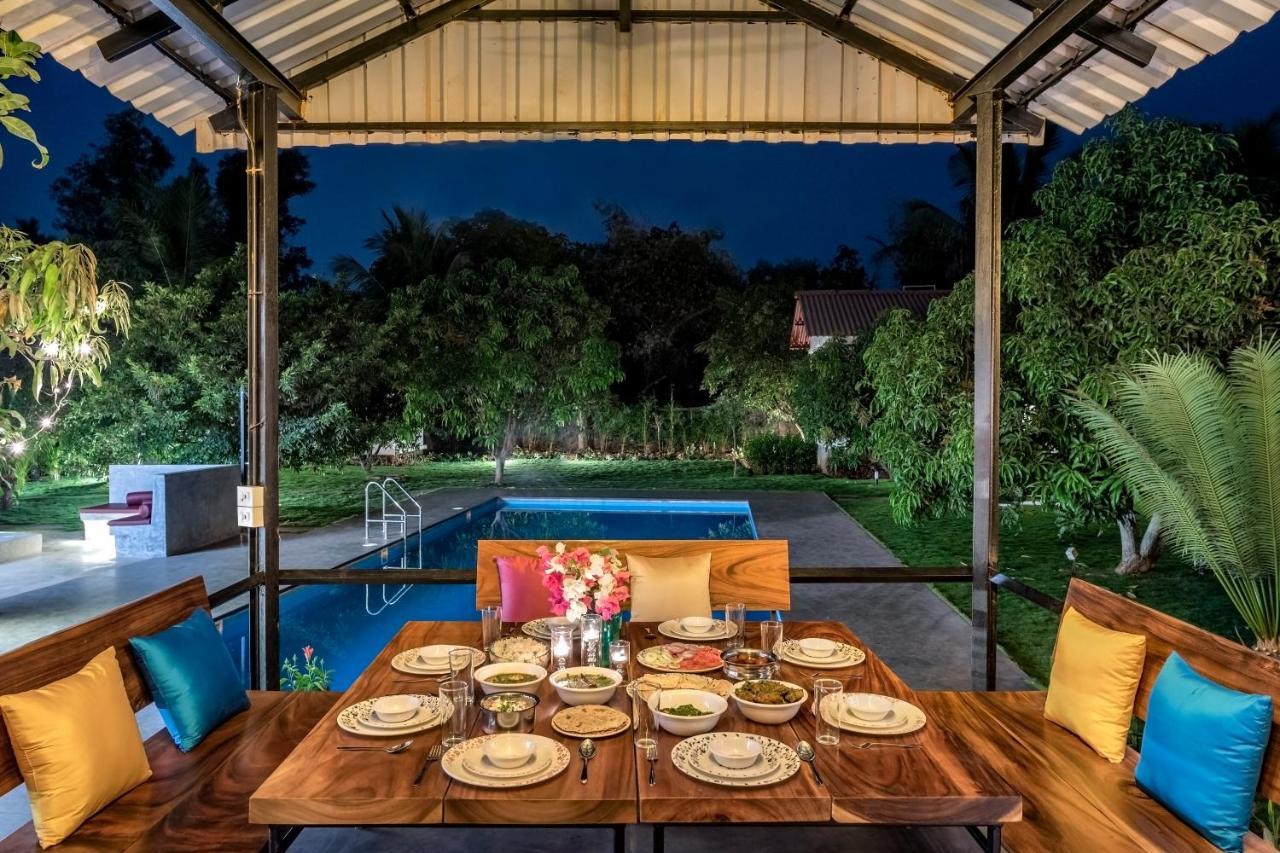 Saffronstays Casa Manga, Karjat - Pet-Friendly Pool Villa Near Nd'S Film World And Saltt Exterior photo